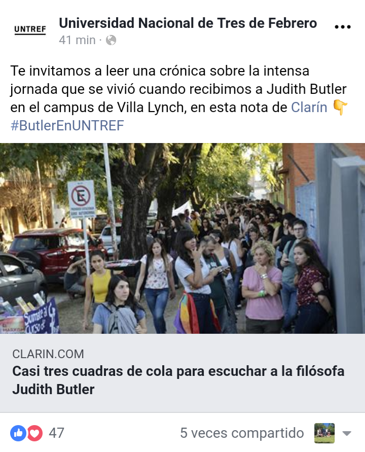 IgnacionietoG's tweet photo. La ideología de los sectores de izquierda se financia con la platita de todos los contribuyentes. #ButlerEnUNTREF @MisesReport @JMilei https://t.co/bxf7kxmGdg
