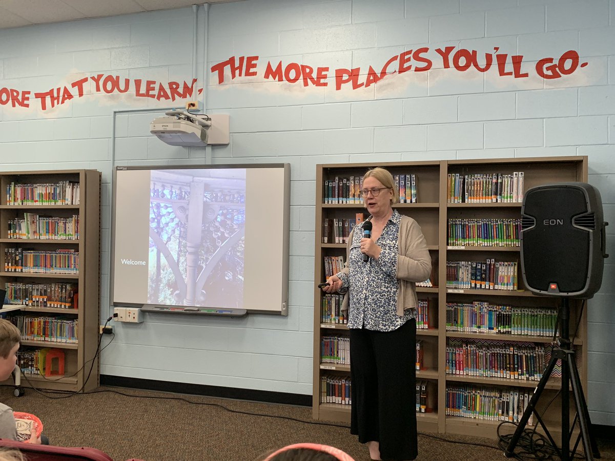 PrairieArea's tweet photo. We just ❤️ our visit with @authorweeks! Thanks @ChristyZiller for being your students!!! #IRC2019 https://t.co/DoJswxVIYt