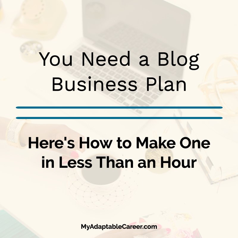 Without a business plan, your blog is just an expensive hobby. <a href="/MyAdaptCareer/">Emily McGee</a> bit.ly/2gN3fgn
