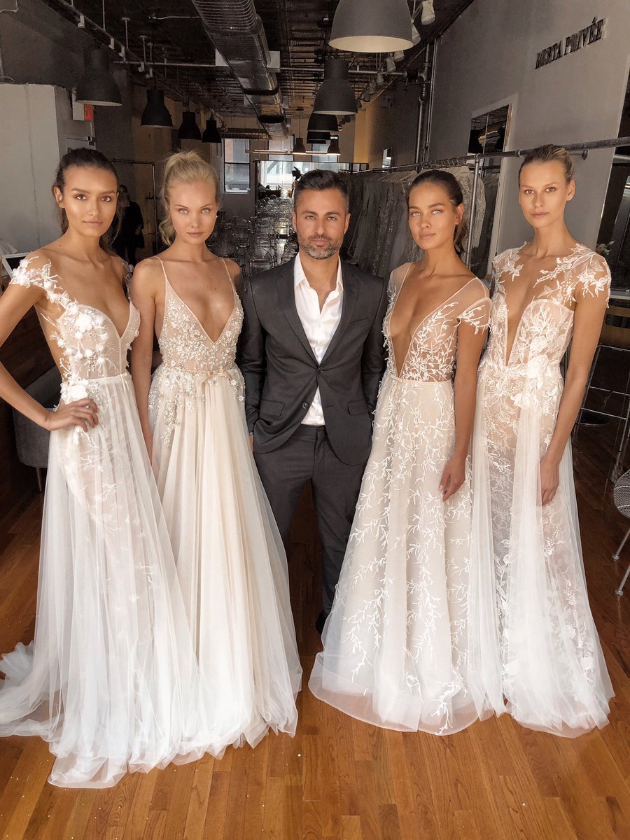 At the <a href="/bertabridal/">BERTA</a> Showroom on NYBFW