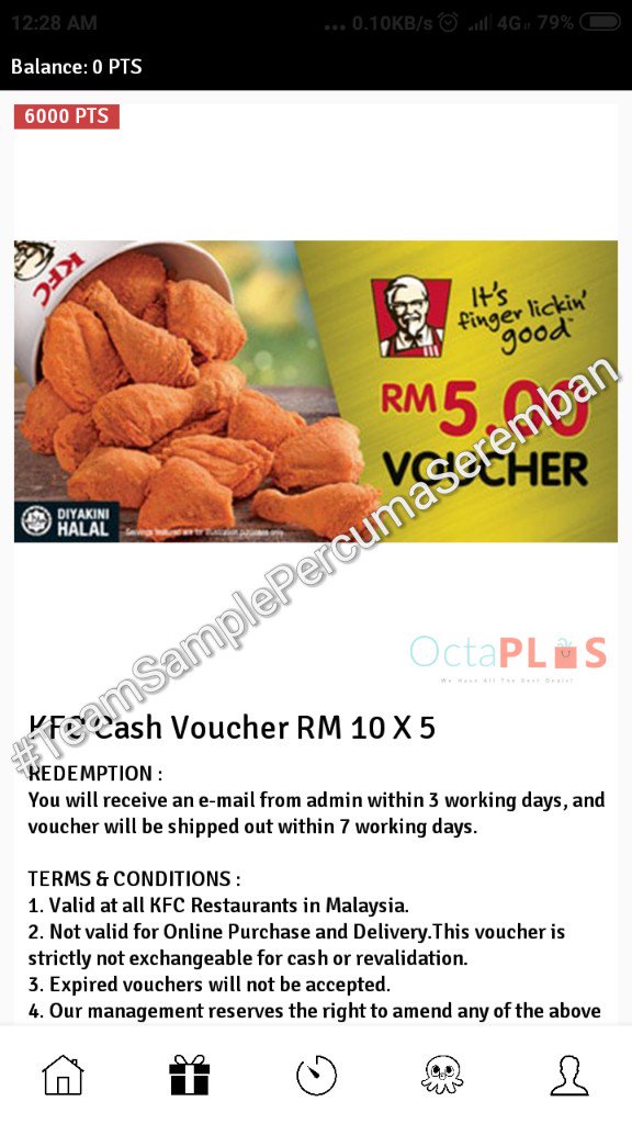 nurul87's tweet image. Nk voucher KFC, Watsons, Guardian serta banyak lagi secara PERCUMA? Jom register sekarang
octaplus.io/referral/HAVFL…
Masukan referral code HAVFLMS4 (untuk dapatkan 600 point 😊
#Octaplus #freeVouchers #rewards #TeamSamplePercumaSeremban