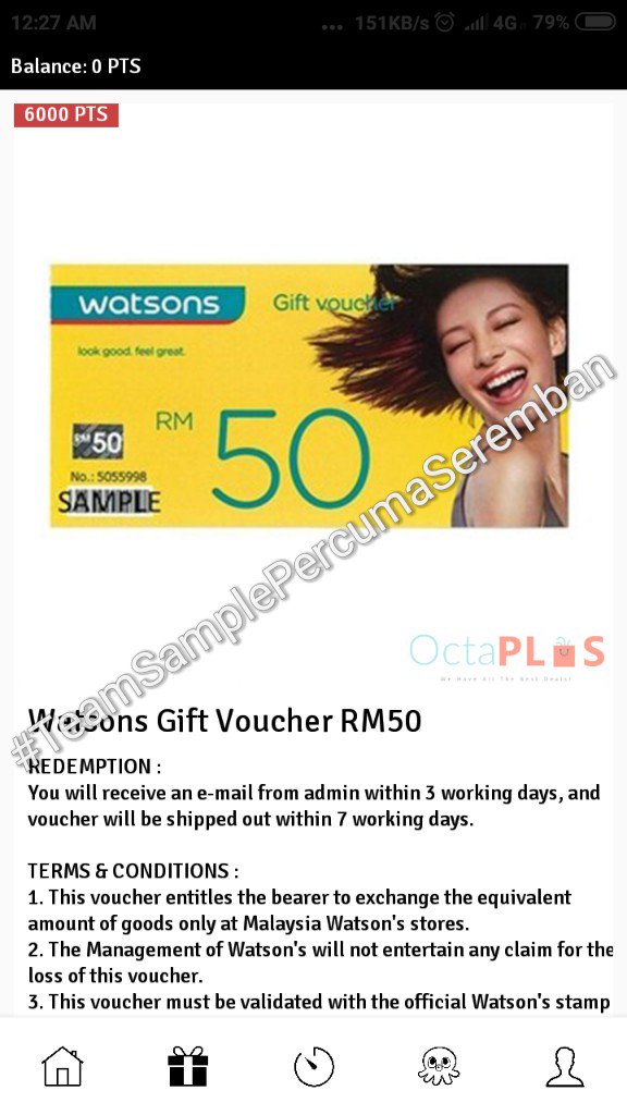 nurul87's tweet image. Nk voucher KFC, Watsons, Guardian serta banyak lagi secara PERCUMA? Jom register sekarang
octaplus.io/referral/HAVFL…
Masukan referral code HAVFLMS4 (untuk dapatkan 600 point 😊
#Octaplus #freeVouchers #rewards #TeamSamplePercumaSeremban