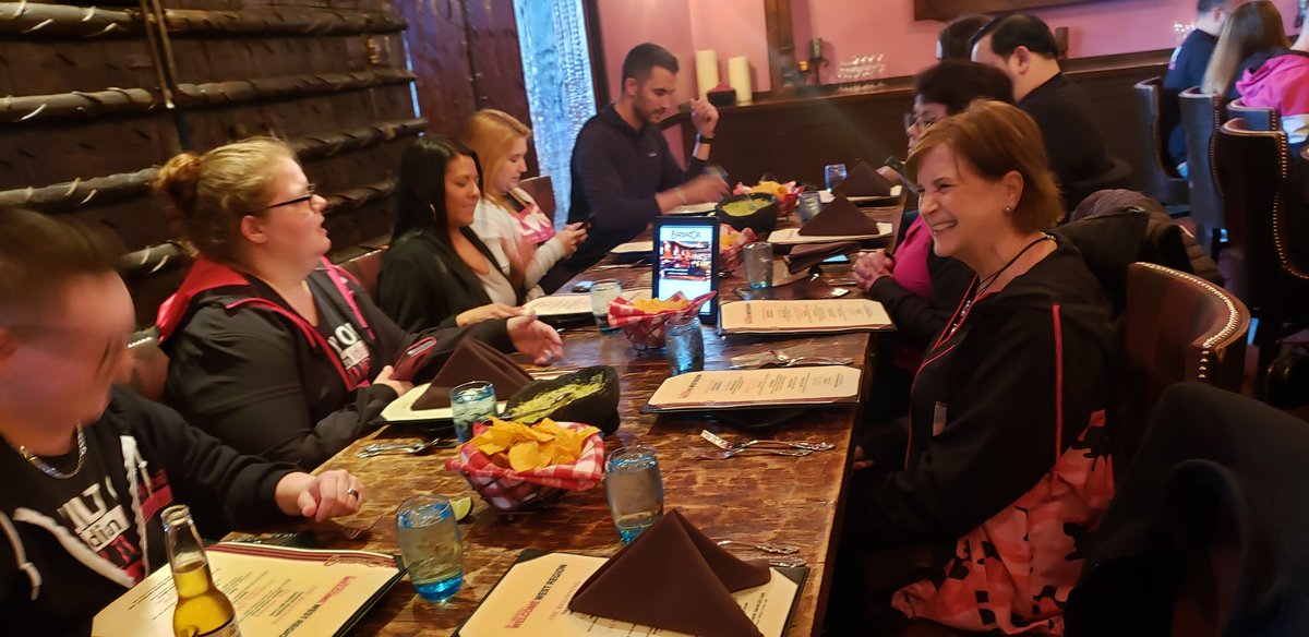 Great 1st day of QBRs. Now a nice dinner at a cool place to unwind and have fun!