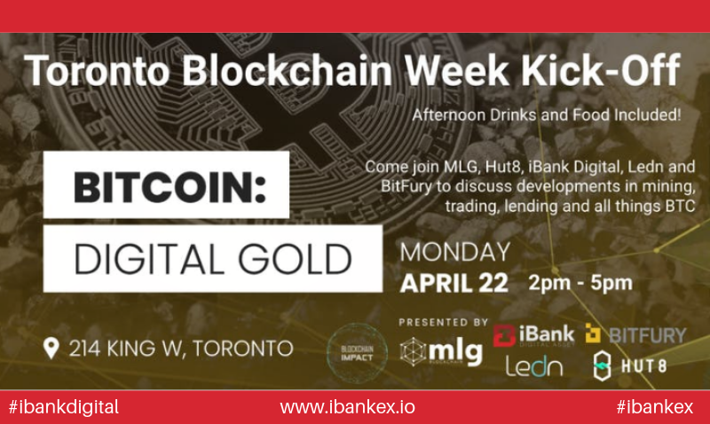 iCashLoyalty's tweet photo. Join @MlgBlockchain @BlockchainImpac @hodlwithLedn @BitfuryGroup @Hut8Mining and us for the Toronto Blockchain Week Kick-Off on April 22nd! We’ll be discussing #DigitalGold at this free event. Register today at https://t.co/OZ6oNmrtlr
#ibankex #ibankdigital #toronto #blockchain https://t.co/xBbPnqhFkI