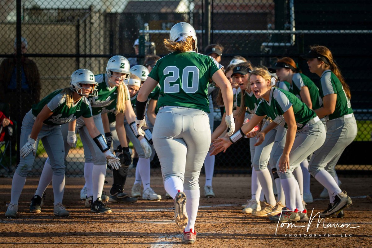 TomMarronPhoto's tweet photo. Those of us that have been around Zville for a while know the name Rheinheimer is synonymous with playmaker. Callie here with a dinger, one of many in her future. 

As a side note, this 3rd baseline shot of a home run in softball is one of my favorite shots. https://t.co/PHsHtxKNKh