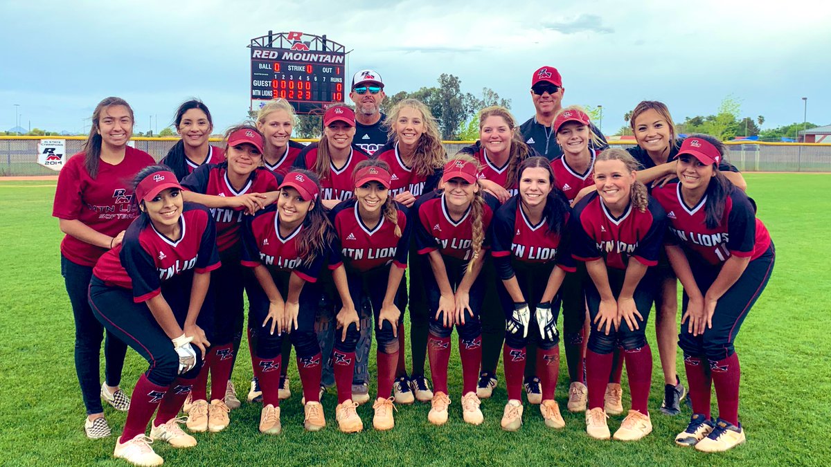 Red Mountain Softball
2019 East Valley Region Champions #StandAsOne #GoLions