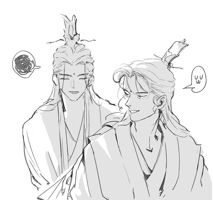some of my boring sketches wtf morning

#ScumVillainSelfSavingSystem #ตัวร้ายอย่างข้าจะหนีเอาตัวรอดยังไงดี #ScumVillainsSelfSavingSystem #人渣反派自救系统 #冰秋 #漠尚 