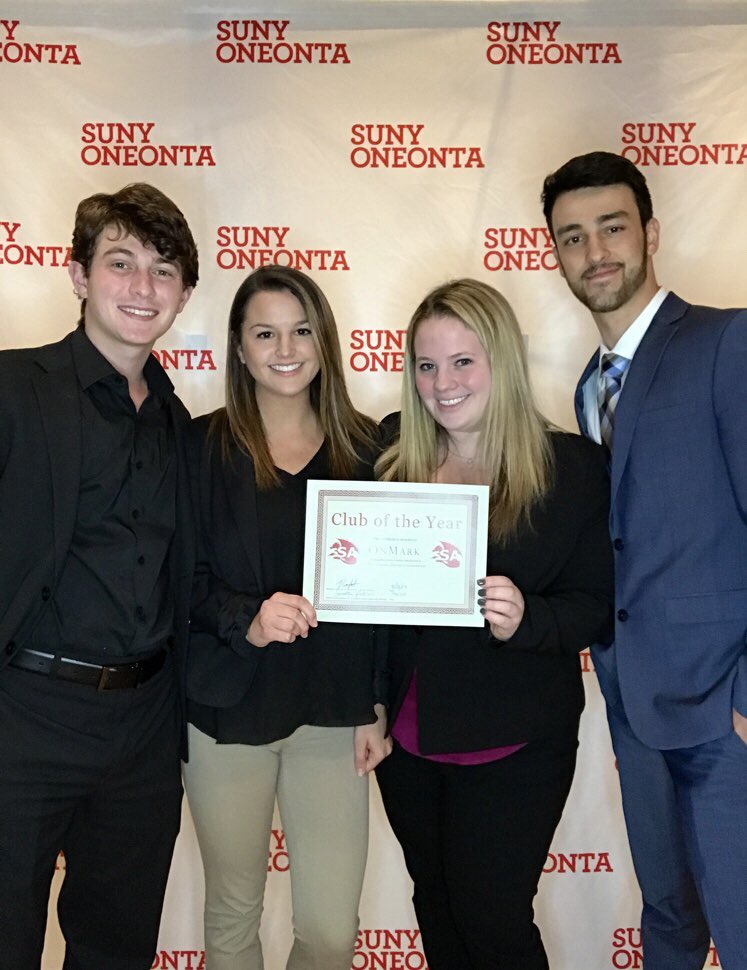 We are excited to announce that we were voted Club of the Year for the 2018-2019 school year by the Oneonta Student Association! 🎯