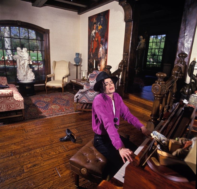 Image result for michael jackson in his home