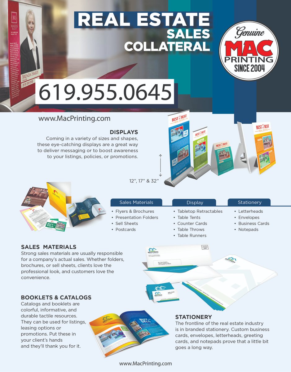 MACPRINTING's tweet image. We love to help the Real Estate Community
