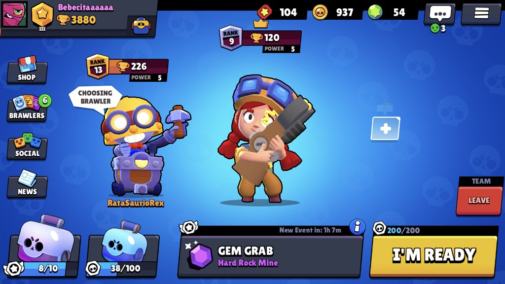 Ocupamos un carrito uwu 
@BrawlStarMX @Alondra_CR__