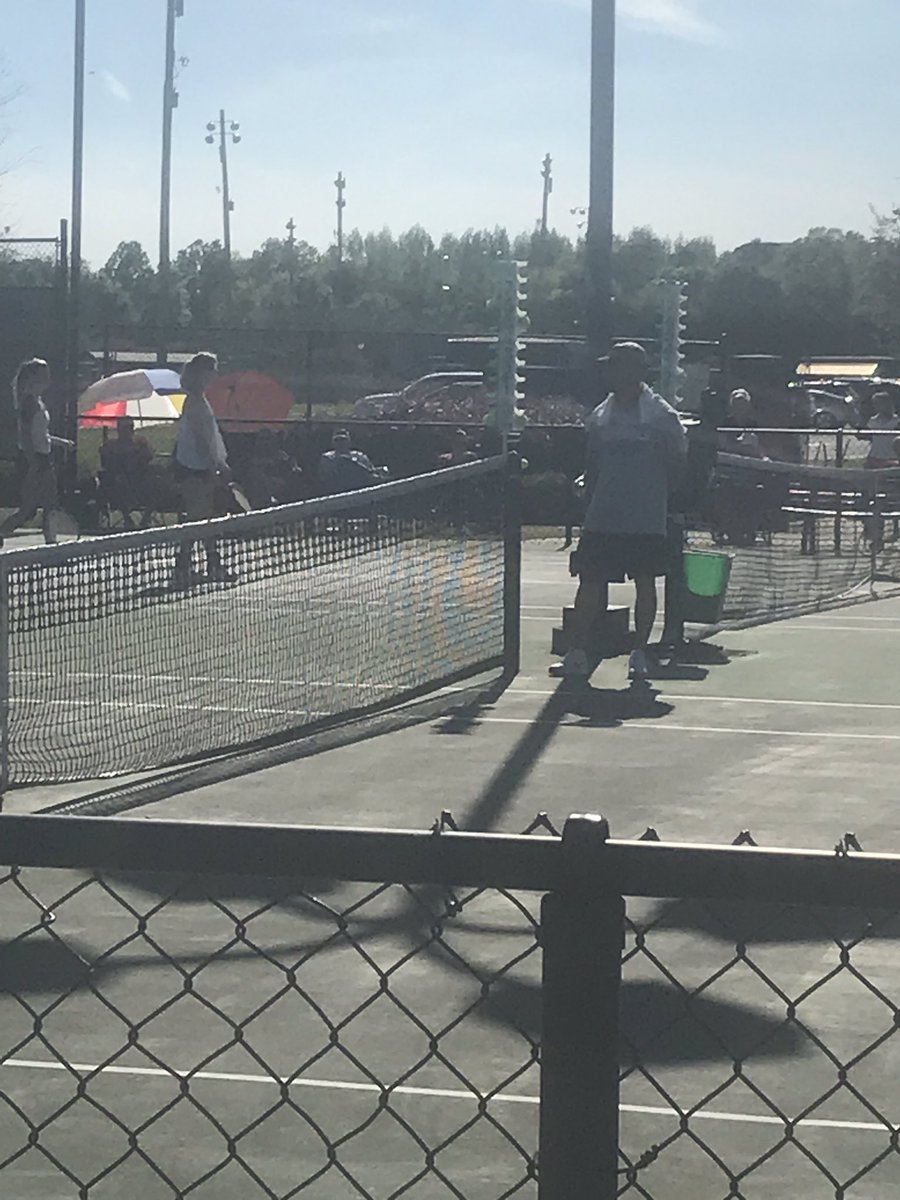 CindyBeal5's tweet photo. Lee High’s Richard Wilson was inducted in Hall of Fame last night.  Today he is doing what he loves.  We are so proud of you Richard.  Thank you for 26 years with the Tennis program! https://t.co/Ks3N0BFcQn