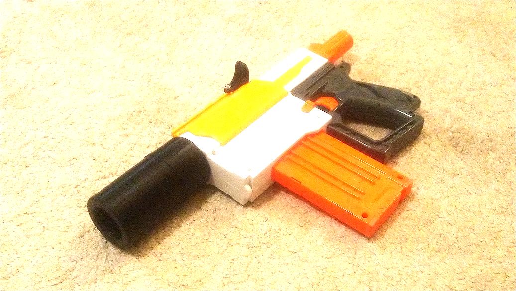 Blasters3D's tweet image. Stubby Silencer (PE+) for Nerf N-Strike Modulus shapeways.com/product/T9YACP… Age 8+ - Muzzle Barrel Mod - Mock Suppressor - Zombie Strike - Barrel Mod Toy #NerfMod #Blasters3D #cosplay #NerfWar #NerfBlaster