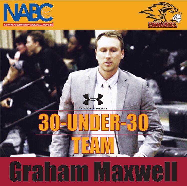 EULionsMBB's tweet photo. Amazing honor for our very own @Grammarmax who was recognized by @UnderArmour and @NABC1927 as a top 30 young coach in America! https://t.co/I0ADlH3skV