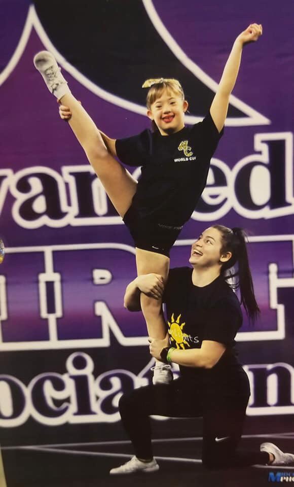 WC_Polaris's tweet photo. ”World Cup has allowed Andrea to be part of a team like everyone else! Andrea's dream of being a Flyer on her own team has been fulfilled at World Cup Cheer!” - Irene DeBernardo
#worldcup25years #goldentourage https://t.co/aZThQfrcMk