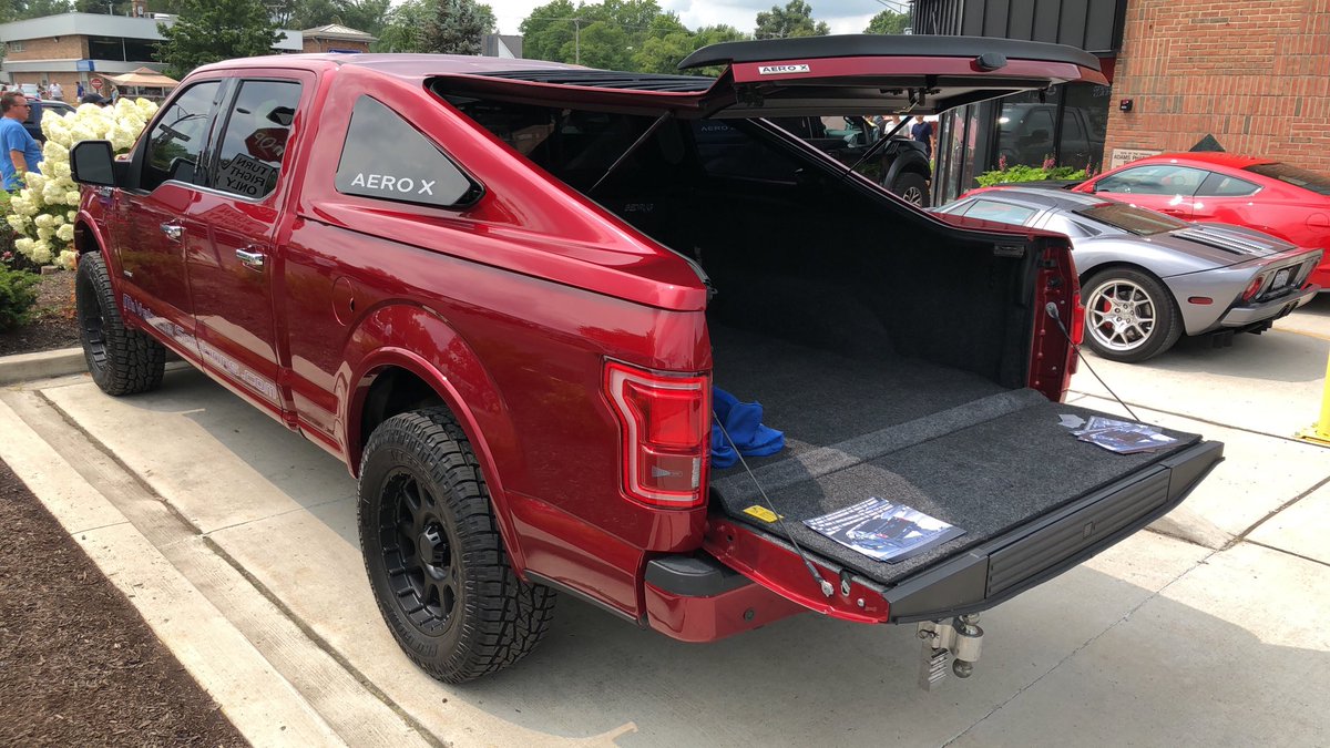 MichiganVehicle's tweet image. Aero X always ready for tailgating! #FordNation #F150 #Aero_X #MVS #Ford #CapLife #fastback