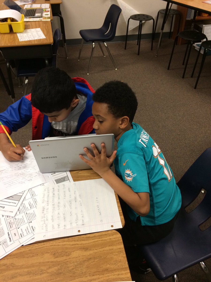 janet_cooksey's tweet photo. These kids love research aka learning. They used #digitaltools @TypiMage and @WordFoto to share their learning. @AshleyElem @KFrankson3 @jessj715 @kelene30 #bingoadv3ntures #adventuresatashley #blackout https://t.co/NkonzghFof