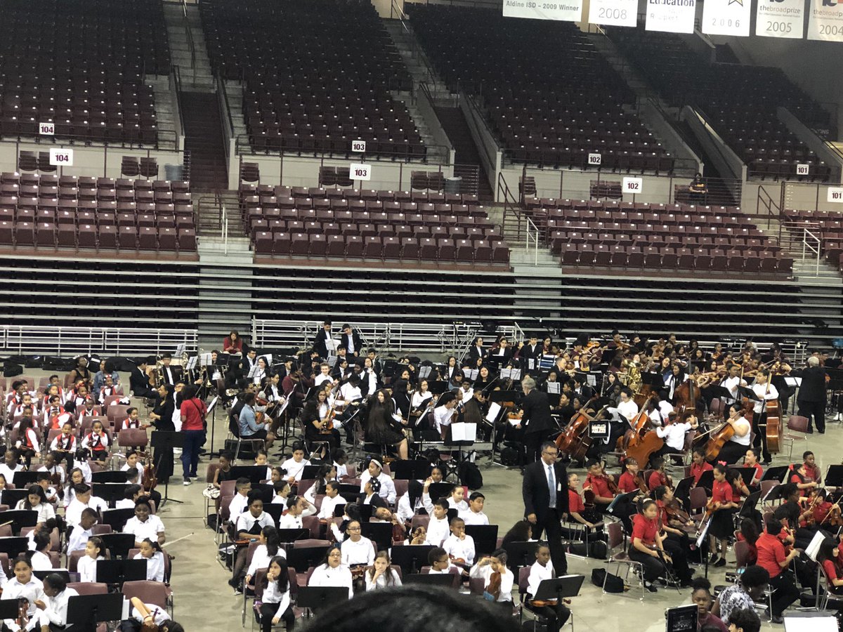 Aldine ISD STRINGS FESTIVAL 2019  The ONLY band in attendance!! My baby’s first festival 👏🏽👏🏽@StovallSteers @ReeceCubs #PROUDMOMMY   #PROUDCOUNSELOR