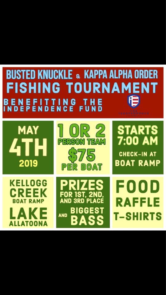 Food, raffles, T-Shirts, and good ole fishing! We’re over halfway to our goal and y’all can help by doing what you love!