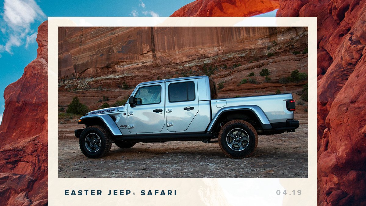 There’s no truck like the Gladiator. And no place like Moab. #EJS2019 #EJS #Gladiatorisback