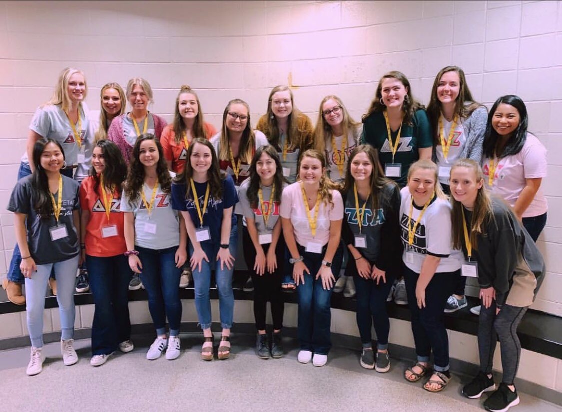 Thank you App State Admissions for giving us the opportunity to volunteer for open house! We had so much fun welcoming over 8,000 potential new students on our campus! 🤩 Also S/O to <a href="/AppStateZTA/">App State ZTA</a> <a href="/aoiiappstate/">AOII • App State</a> for helping us! Y’all rock! 😊💗