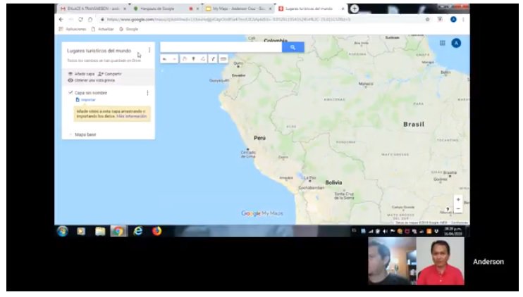 juanchmilla's tweet photo. Ecos del primer webinar Google My maps @GoogleEarth @googleforeducation @sociodigitaledu @google4edu
#GE3 #GE3Latam #GoogleEarthEdu
#EarthEveryDay #EarthEdu #GoogleEarthPeru https://t.co/8pahfgLKGT