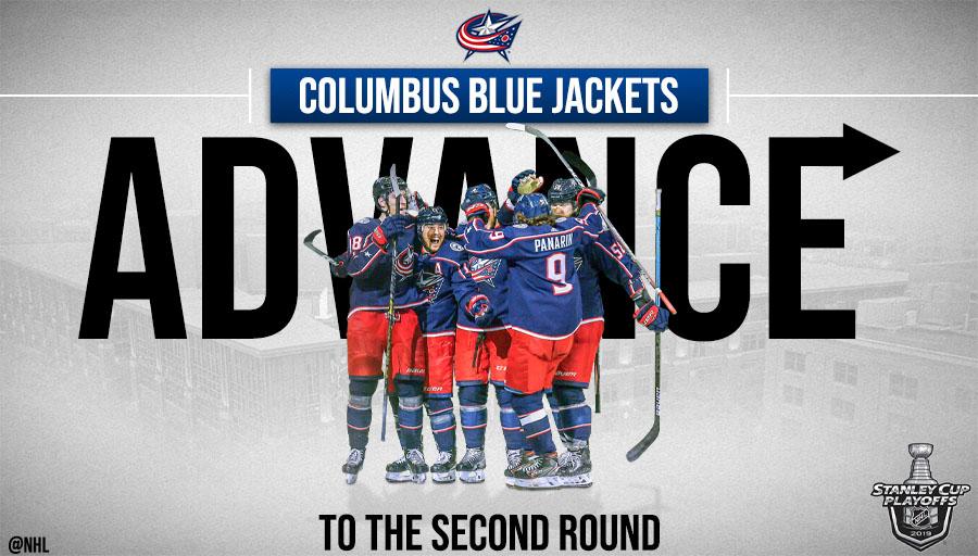 FOUR. STRAIGHT. WINS.

The <a href="/BlueJacketsNHL/">Columbus Blue Jackets</a> have defied all odds and are off to the Second Round! #StanleyCup