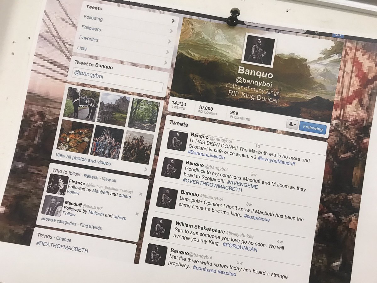 InmanSchools's tweet image. ENGIII/Project Management &amp;amp; Resource Scheduling students creating &amp;amp; distributing surveys using Google Forms to gather data on their “Macbeth” Fake Twitter accounts. Up Next: Data Analysis! #drivestudentsucces #maximizingresources #Shakespeare via @kimraybaldwin