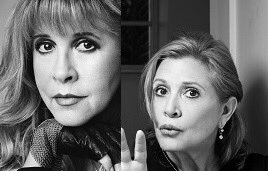 The resemblance between Stevie Nicks and Carrie Fisher fucks... 