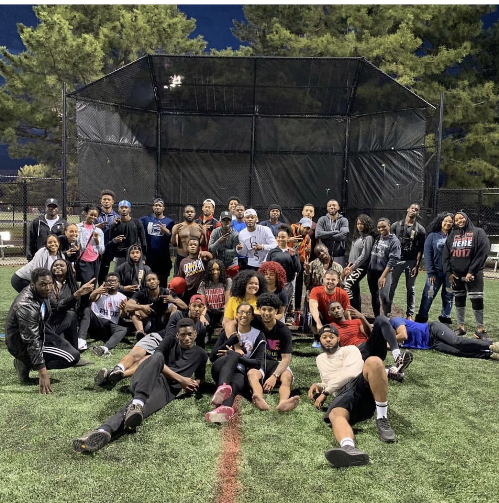 AYO_GIO's tweet photo. Another positive event me and a couple others set up at Rowan to get everybody off the media and out positive having fun 💯 #RU I appreciate yal n glad y’all had fun ... #KickballGame 💯🙏🏽 love the positive vibes and movement ... only up from here https://t.co/2pxV23KzW9