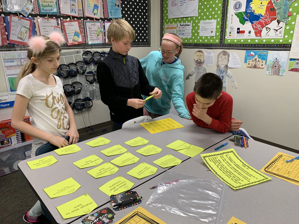 weluv2learn's tweet photo. I love when the students have to collaborate to solve a problem ! #Beverlylearns @StrongBobcats https://t.co/TtPXRHoKB9