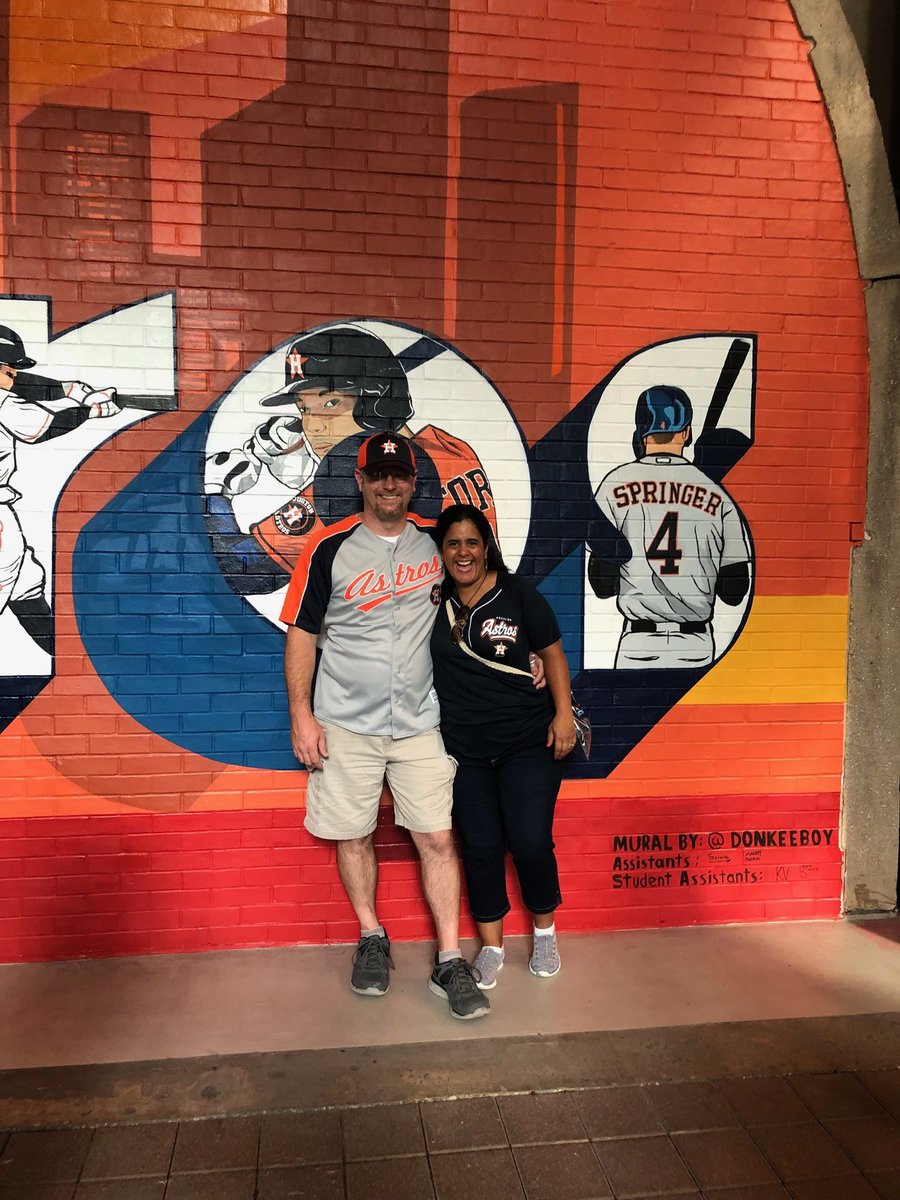 ⁦<a href="/ATTSportsNetSW/">SpaceCitySN</a>⁩ ⁦<a href="/blummer27/">Blummer Bock</a>⁩ ⁦<a href="/RealToddKalas/">Todd Kalas</a>⁩ ⁦<a href="/JuliaMorales/">Julia Morales</a>⁩ This was my wife’s first ⁦<a href="/astros/">Houston Astros</a>⁩ game. So much fun. I grew up watching the STROS in the dome.