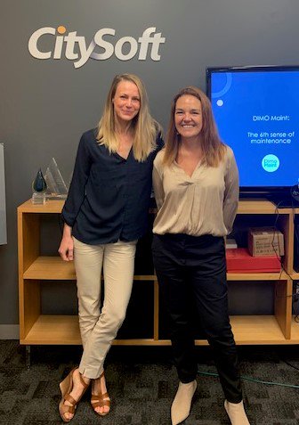 KimberUClark's tweet photo. Great meeting up with @JulieDubief from @dimomaint for a demo of their #CMMS software @CitysoftAU @CitysoftAsia @CitysoftUK .  Thanks again Julie!
#sagebusinesscloud #sageenterprisemanagement #digitalmanufacturing #preventivemaintenance https://t.co/w9K416Pe9R