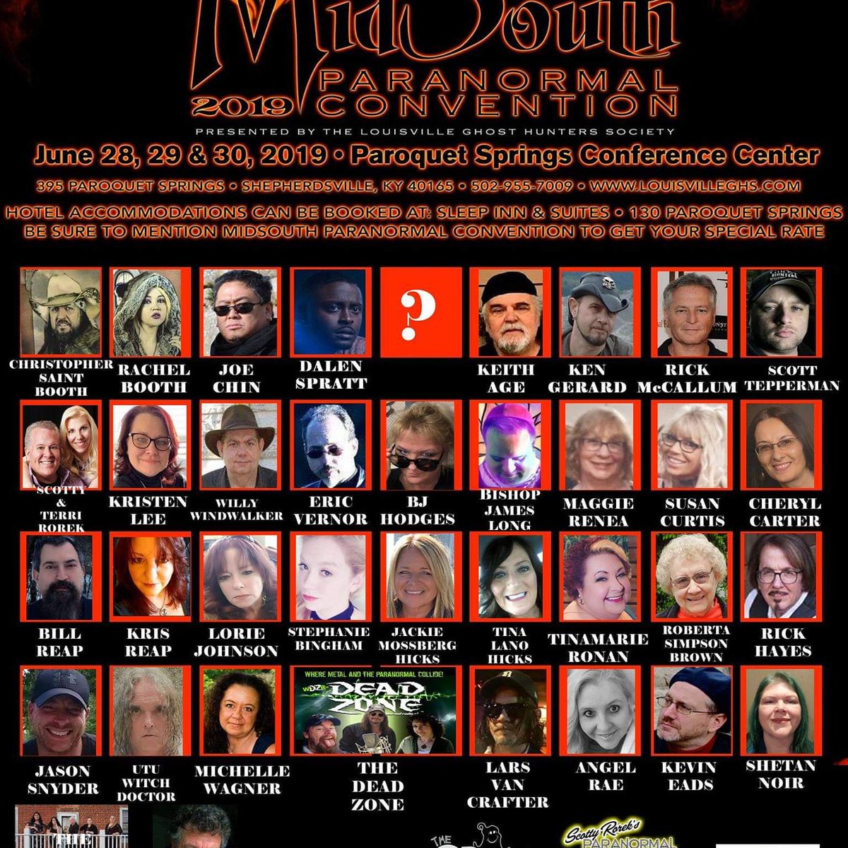 Our newest sponsor the Fort Wayne Fright Fest is going to buy you a ticket to the 2019 Mid South Paranormal Convention!  Go to louisvilleghs.com and purchase a ticket now, April 16 through April 30 2019, and they will buy you one ticket. That's all there is to it.