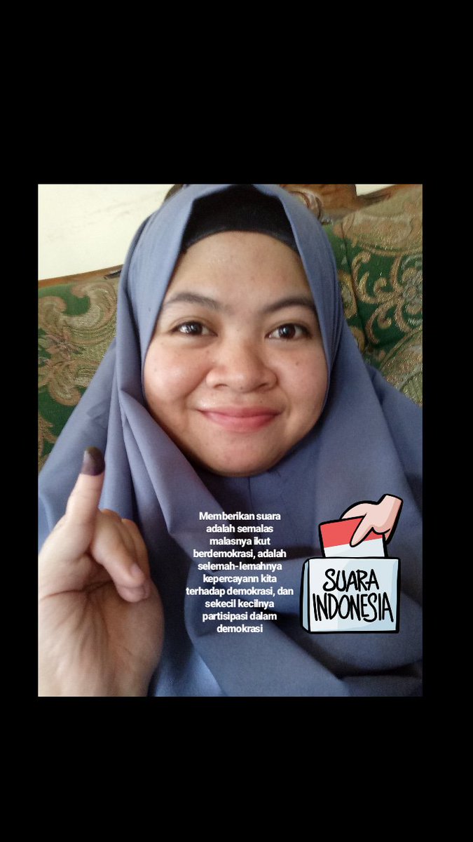 bdwanguntari's tweet photo. Siapapun yang terpilih semoga menjadi pilihan terbaik bagi rakyat Indonesia #Pemilu2019 https://t.co/Zy2POMtOom