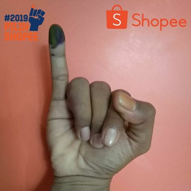 KomekoMaseko's tweet photo. Ayo Nyoblos Lalu Scan Jari bertintamu di Shopee
Nyoblos dengan Ceria eh dapat Hadiah. Buruan ikutan. Jangan Golput ya Gaessss.
#2019PilihShopee #ShoppeID @ShopeeID https://t.co/f7JnM2XHff