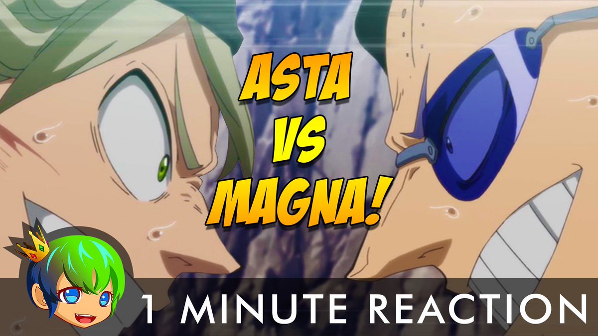 Avostear's tweet photo. So who were you rooting for in the NEW #1MinuteReaction of Black Clover episode 79! #BlackClover #BC79 https://t.co/ri3cjzGJWR https://t.co/ZTQaQj9WLD