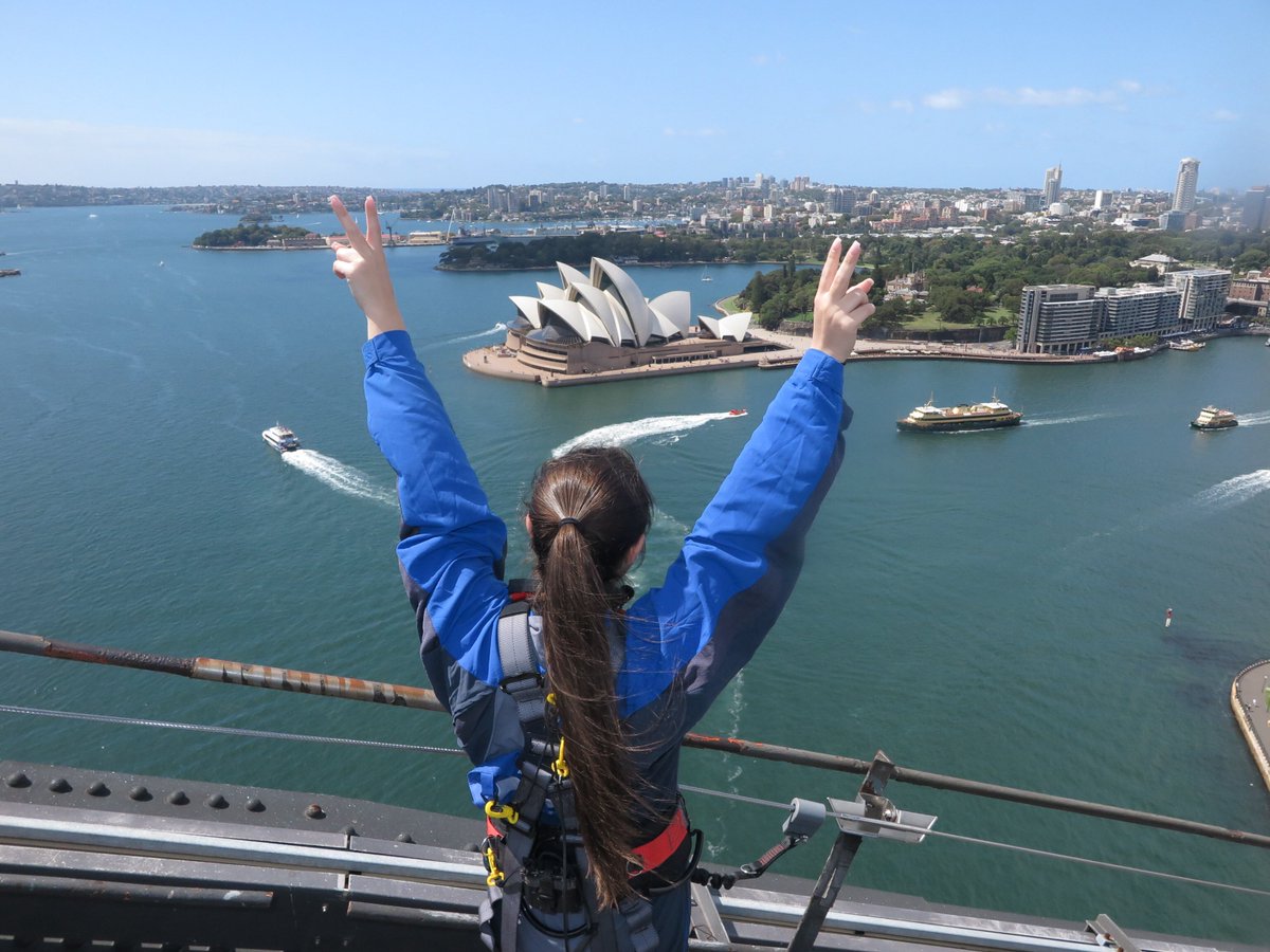 bridgeclimb's tweet photo. Do you have your Easter plans sorted? Let us help you experience something really special over the holidays: Climb to the summit of the #Sydney #HarbourBridge with us! Book now: https://t.co/Al4eKFrSfd #easterschoolholidays #easter2019 #bucketlist #bucketlistcheck #bucketlister https://t.co/fk8ziwdVEF