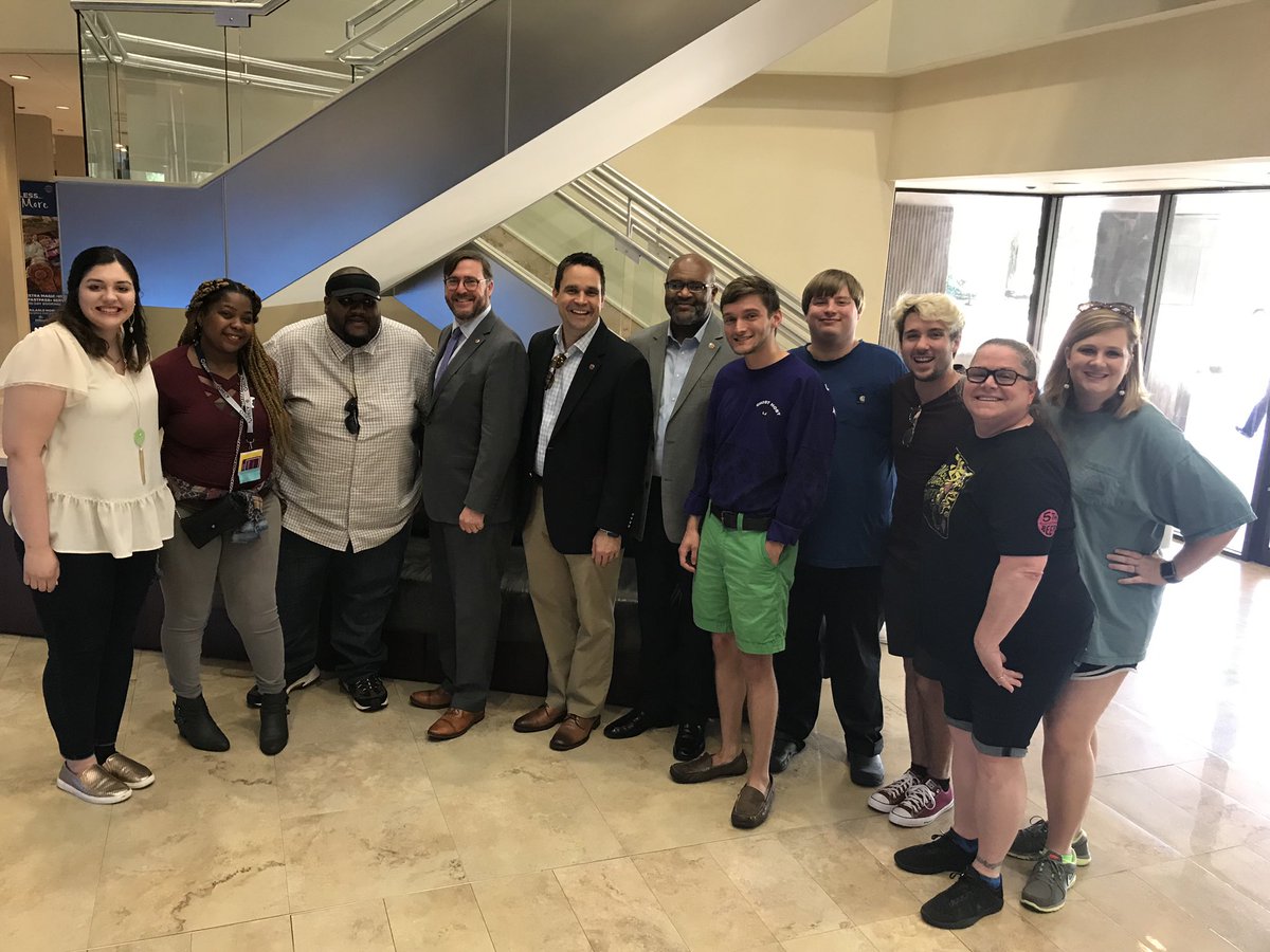MichaelHeindl's tweet photo. What a treat to be able to visit with our @NorthwestMSCC Hotel &amp; Restaurant Mgt. students today! They were in FL for the Collegiate DECA competition!  Thank you #DebbieThompson and #AudrieMcCann! Great time together! #WeAreNorthwest #DECAFinalists #ProudOfTheseStudents https://t.co/Zt8cwTqvZf