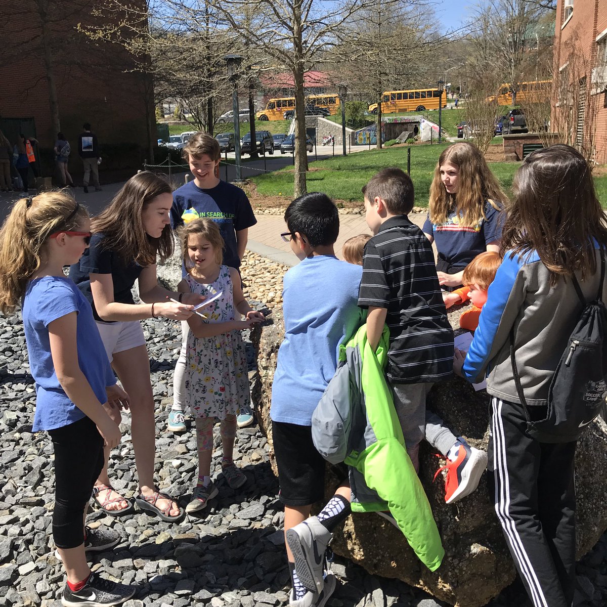 app_earth_sci's tweet photo. @WataugaSchools Science Pals, thanks for hanging out with us today at @appstate Geology and Environmental Science! #appstateges @matthewskatiej Till next year... https://t.co/wZURM937Hu