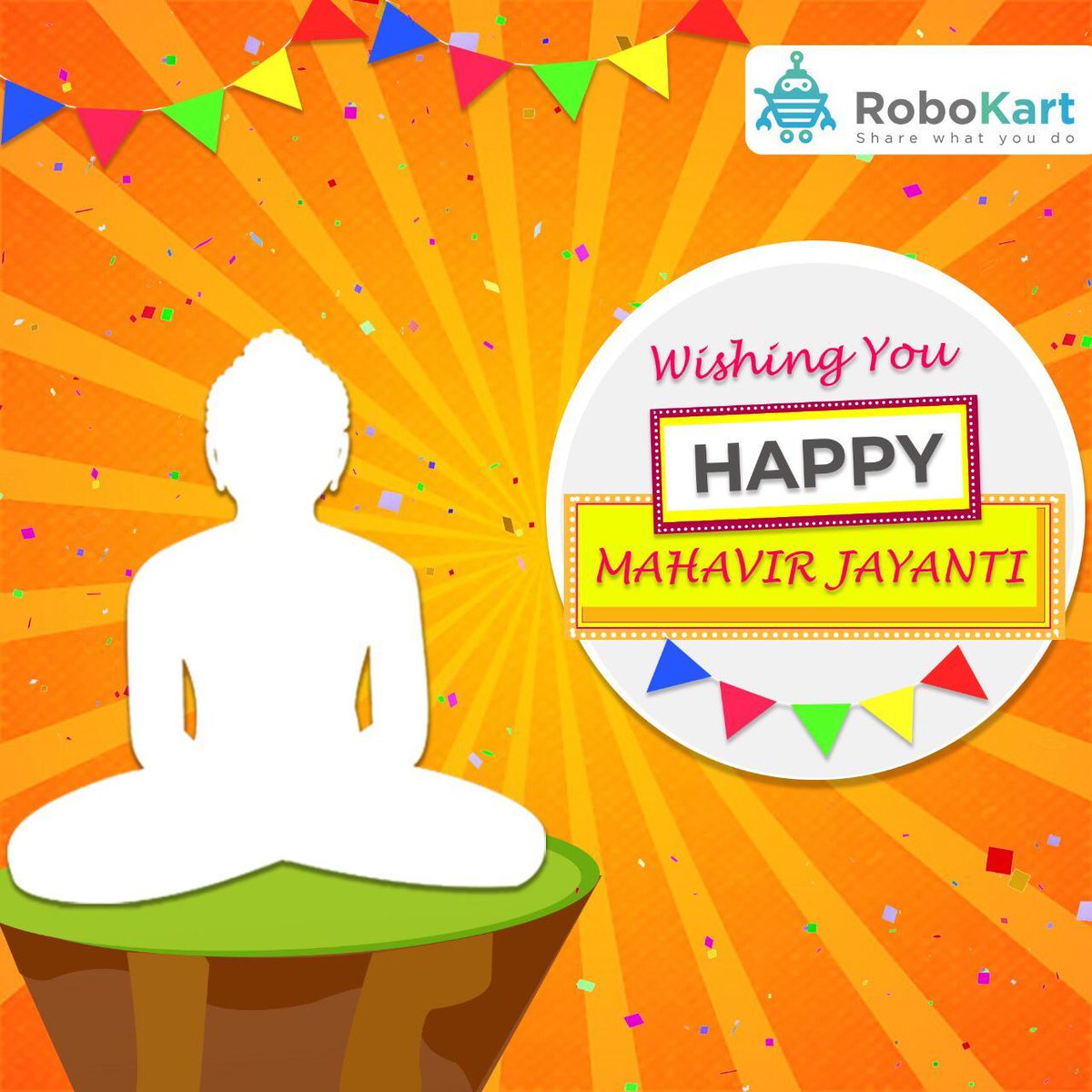 sgjani2190's tweet image. Aap sabhi ko #MahavirJayanti ki hardik shubkamnaye #robokartindia #robokart