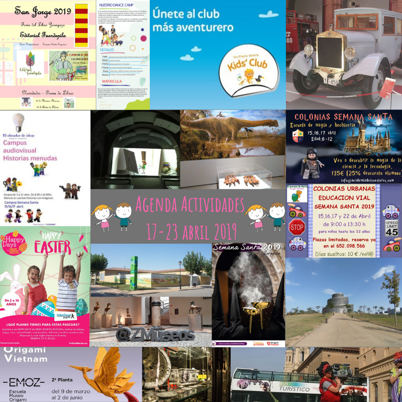 menudaferia's tweet photo. Actividades para disfrutar en familia esta Semana Santa, en #Zaragoza. Blog  ➡️ https://t.co/jjf6TJ4tV4 https://t.co/1LvpvBeG4I