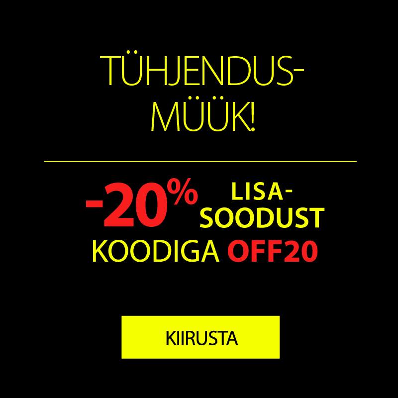 1a_ee's tweet photo. TÜHJENDUSMÜÜK! Soeta tooteid 20% lisasoodustusega! Kasuta koodi "OFF20" ja säästa! Vaata: https://t.co/9dlDbhMTsv https://t.co/bibXD0xnTA