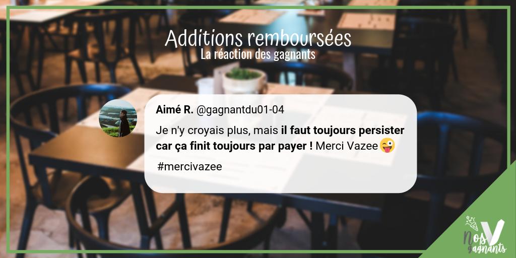 vazeeapp's tweet photo. On adore la positive-attitude de nos users 💪 😍
#mercivazee #motdoux #foodie https://t.co/s7qkCdMHoO