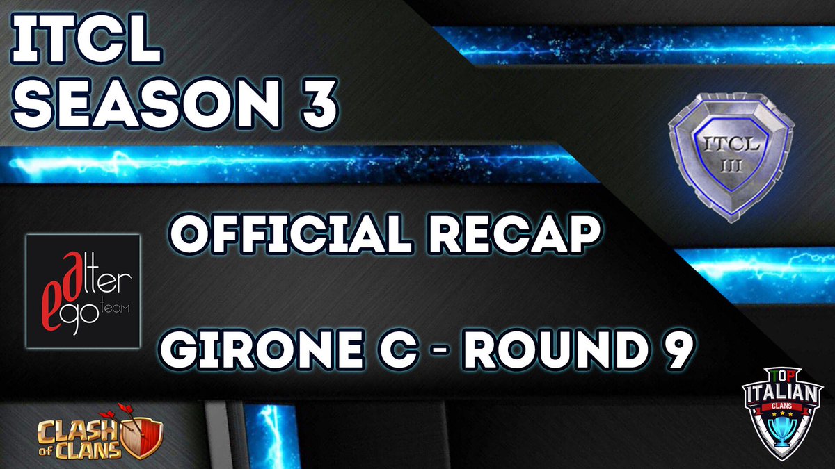 _GamersHouse's tweet photo. ITCL 3 -9º Round- Girone C

gustiamoci il video recap @basili_elia💪🏼

Match disputati:
 
Andros Fighters vs Legio X
DarkAngels vs Area/Rossa
Kursaal vs Italy Legends
Torri Diamanti vs Italy Legends

https://t.co/cxZE8flBq9

#clashofclans #TopItalianClans #ITCL3 https://t.co/3pAG4Q1deG