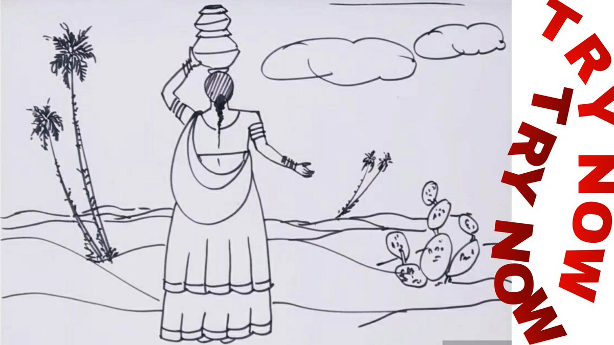 Try this link....and Draw
নীচের লিংক টি তে যাও.....আর নিজে আঁকো

youtube.com/watch?v=rxQ_vp…