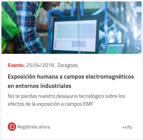 Inycom_TM's tweet image. 🔜No te pierdas el próximo 25 ABRIL nuestro Desayuno Tecnológico sobre el uso de campos electromagnéticos en el entorno industrial y el riesgo que puede suponer en el puesto de trabajo.
🖊️ Inscripciones: inycom.es/eventos/exposi…

🚩En sede @tecnara Zaragoza
⏰09:30 horas