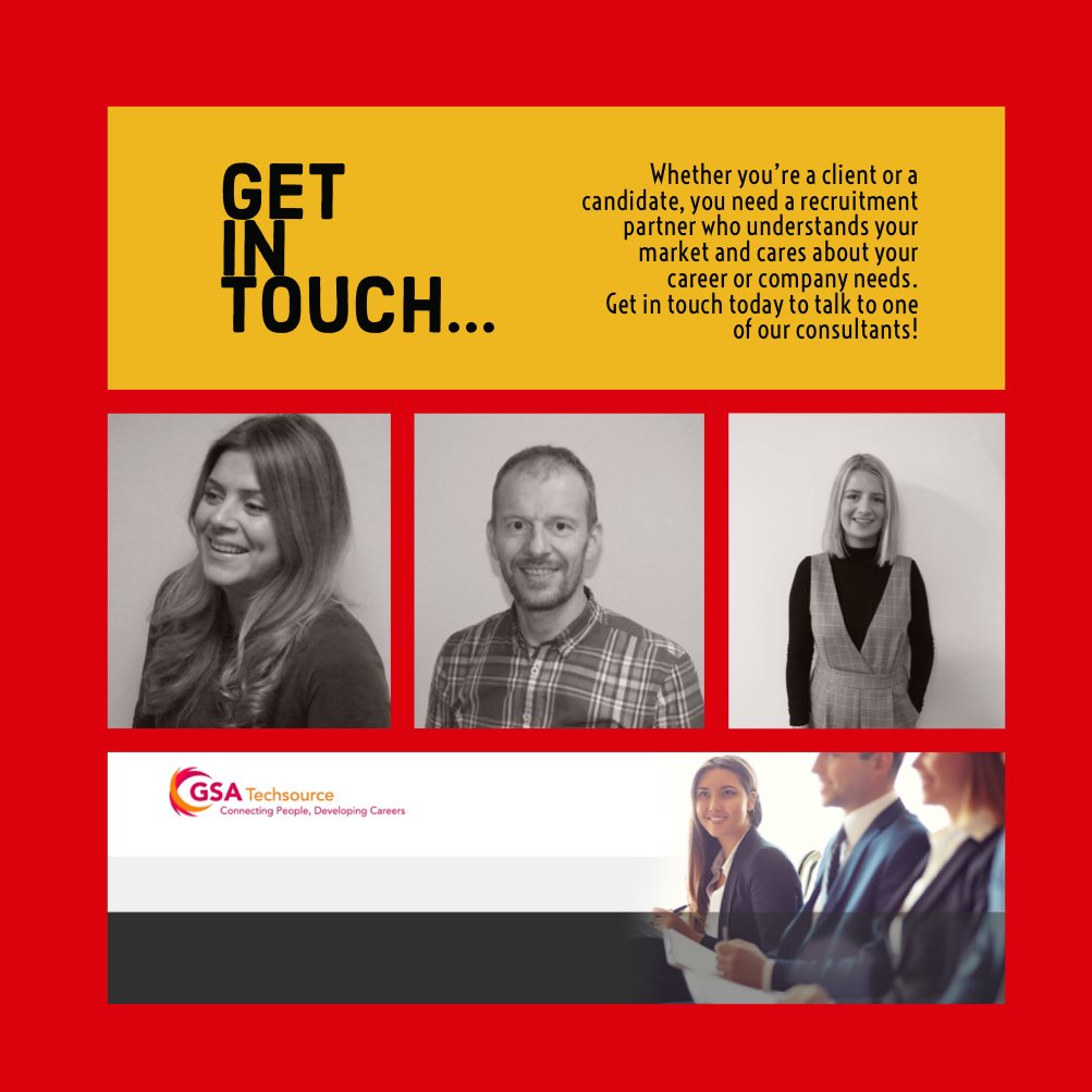 GSATechsource's tweet image. Get in touch today and visit our website: gsatechsource.com to upload your CV or get in touch with one of our consultants!
#IT #Recruitment #Lichfield