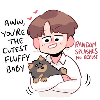 baby kook meets fluffy baby

#btsfanart #BTS #JUNGKOOK #yeontan @bts_twt 
