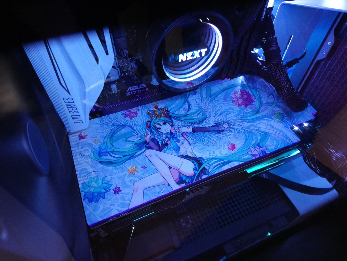 SeeUSV_'s tweet image. Sometimes i manage to take cool pictures too!
#V1Tech #NZXT #asusrog #HatsuneMiku #初音ミク
